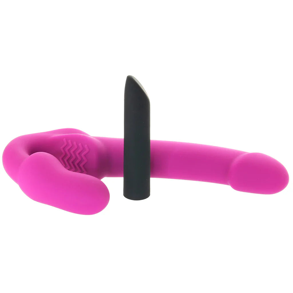 Temptasia Estella Vibrating Strapless Dildo – Vancouver — discreet 1–2 hour delivery – close-up view