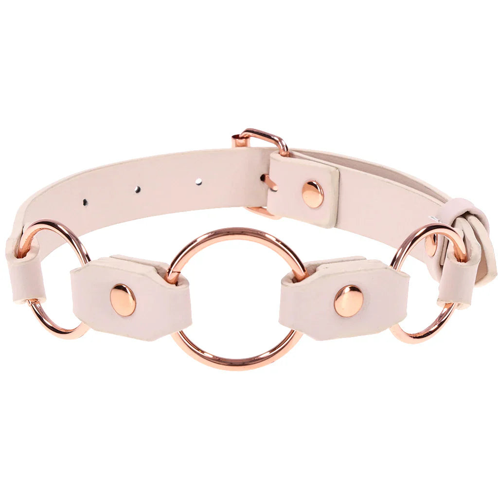 S&M Peaches 'n CreaMe Ring Day Collar – Heaven Boutique Vancouver – additional angle