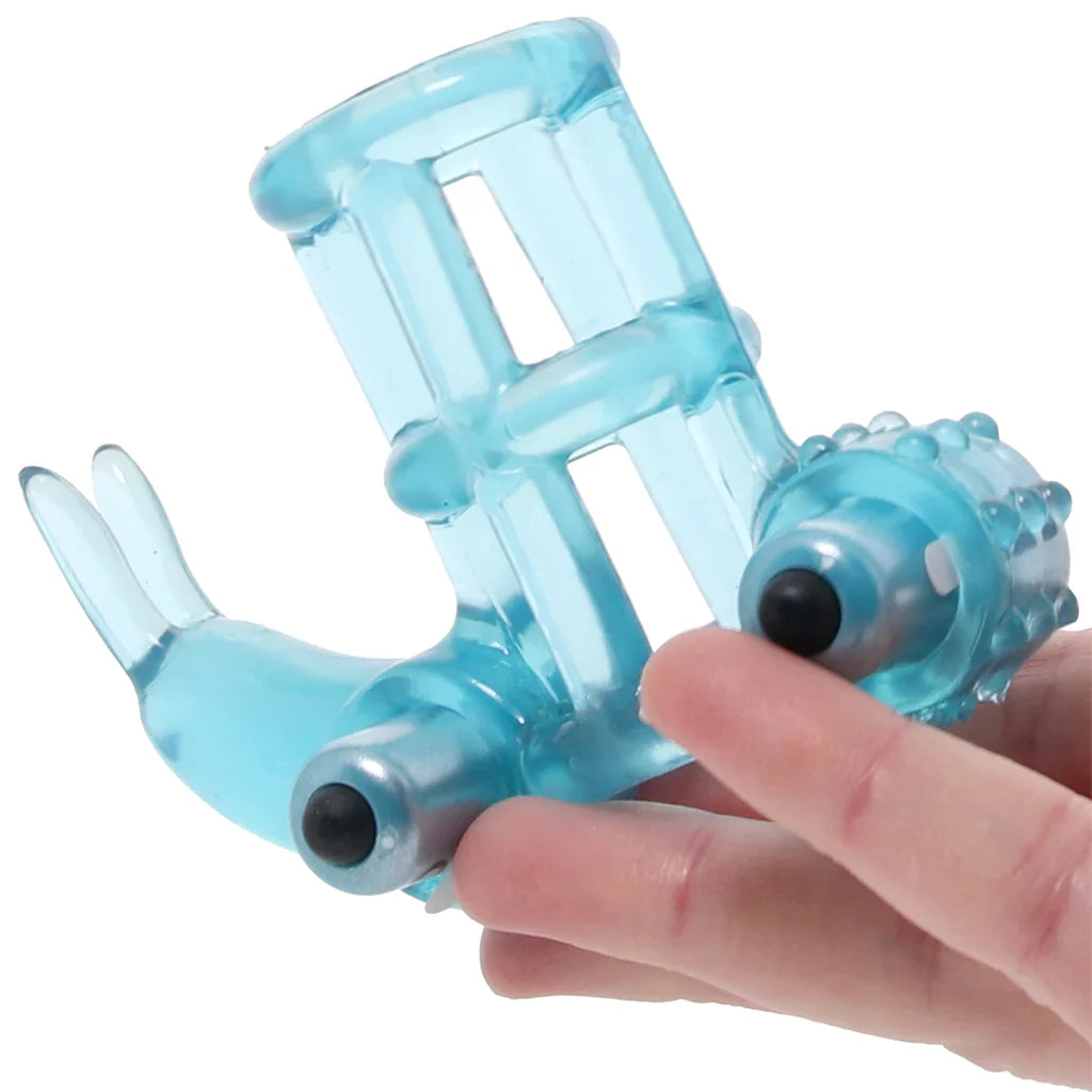 Double Trouble Vibrating Support System in Blue Vancouver – product detail
