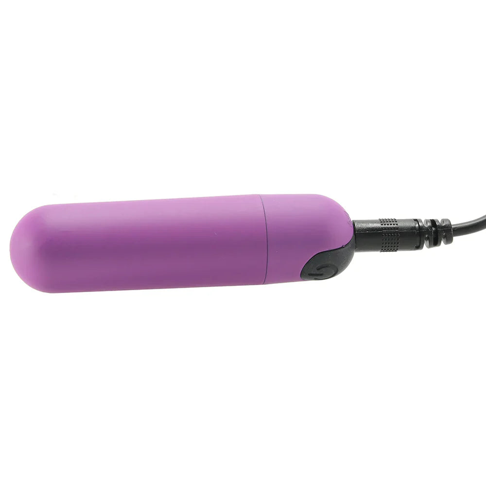 Bang! Remote Vibrating Bullet in Purple – Heaven Boutique Vancouver – side view