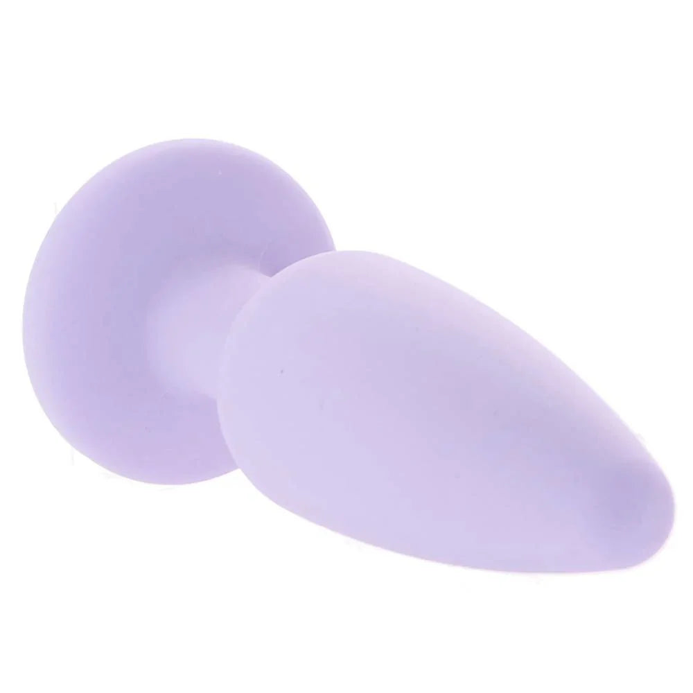First Time Crystal Booty Anal Plug Set in Purple – Heaven Boutique Vancouver – side view