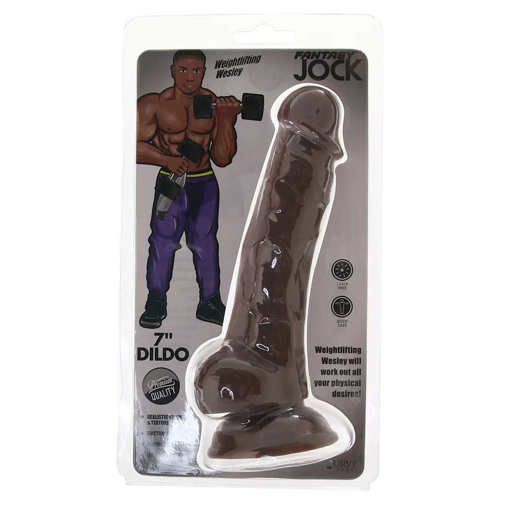 Fantasy Jock Weightlifting Wesley 7 Inch Dildo — delivered in Vancouver in 1–2 hours | Heaven Boutique