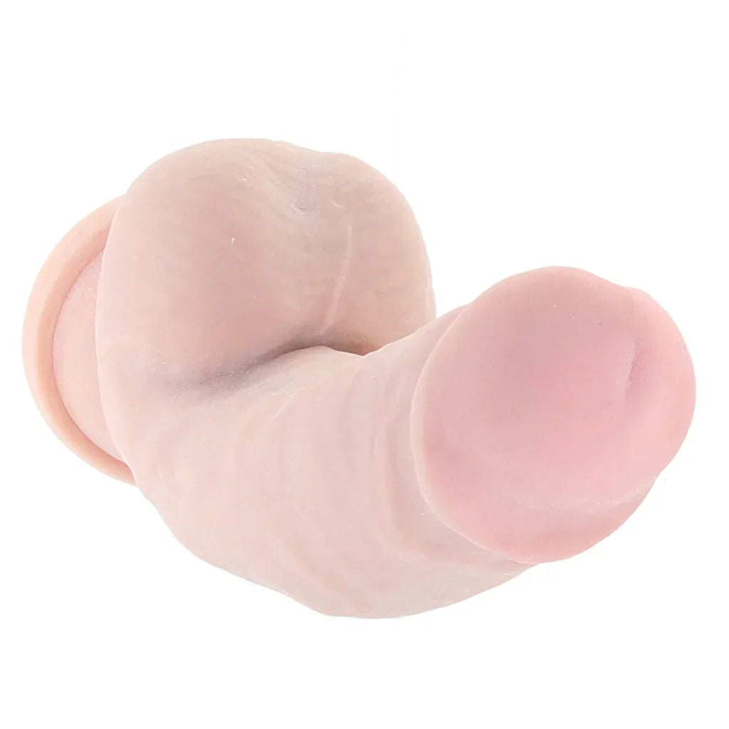 Dr. Skin Plus 7 Inch Girthy Poseable Dildo in Vanilla – Vancouver adult boutique – features