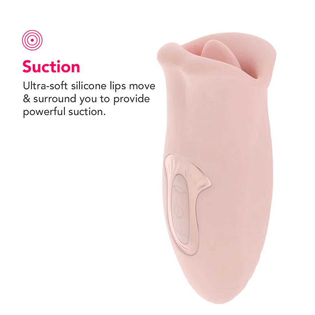 Loveline Kiss Dual Action Suction Vibe – Vancouver adult boutique – features