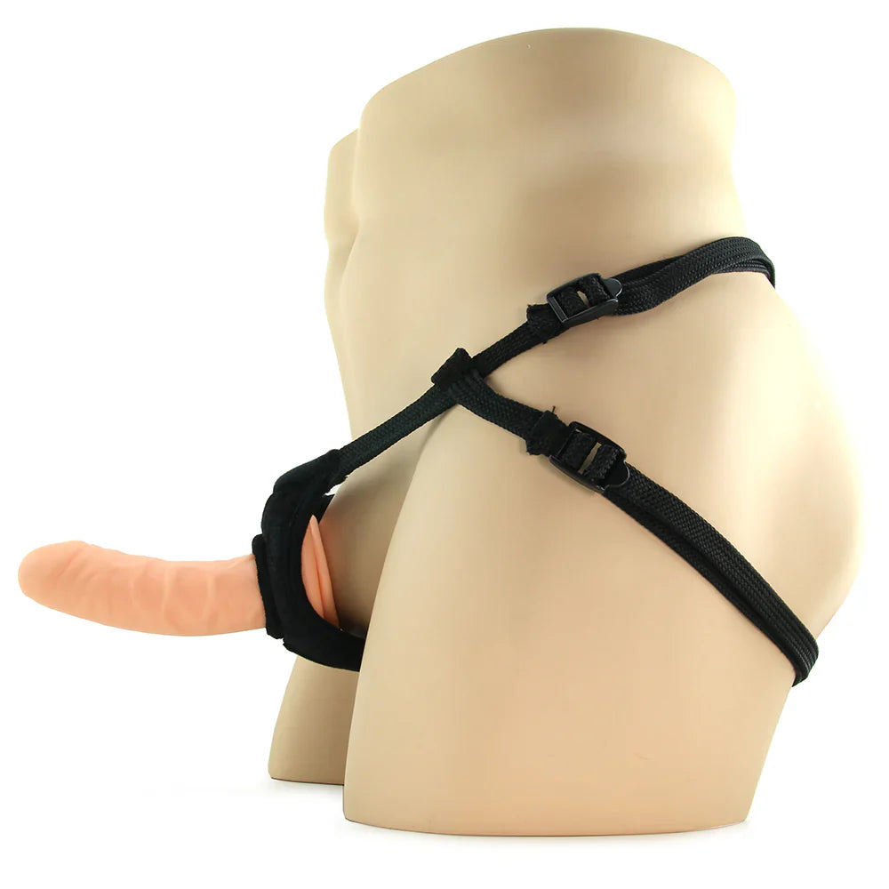 Everlaster Wishbone Hollow Strap-On and Harness in Light – Vancouver adult boutique – features