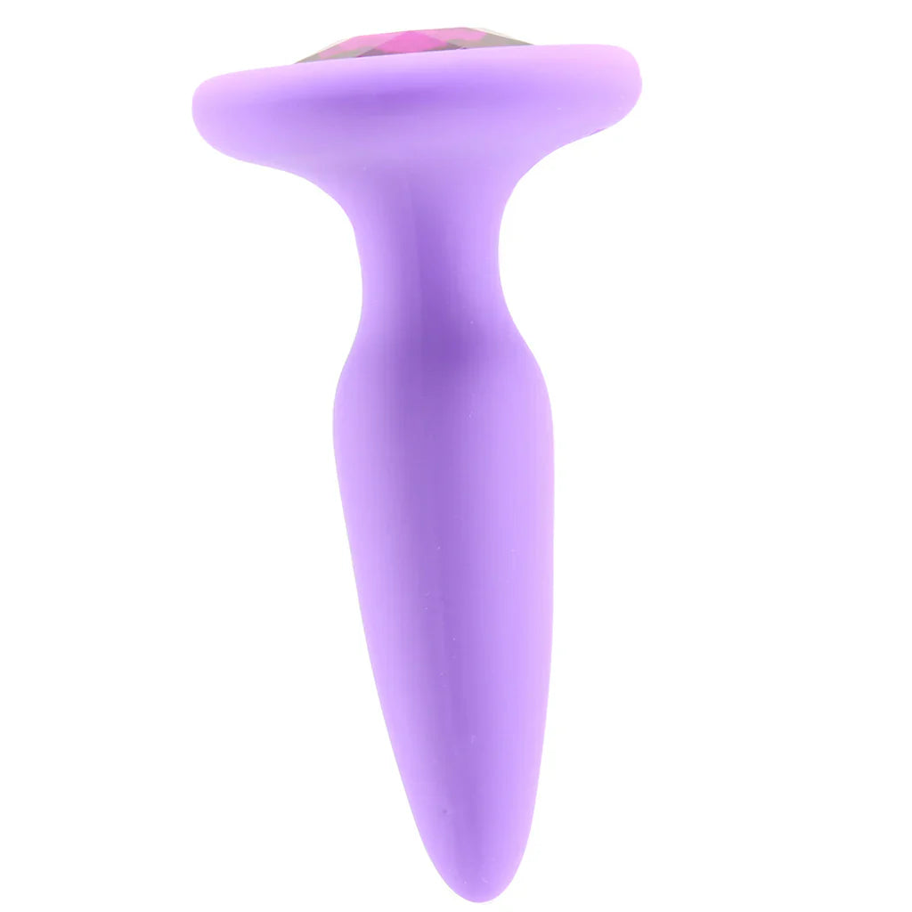 Glams Mini Purple Gem Silicone Butt Plug – Vancouver adult boutique – features