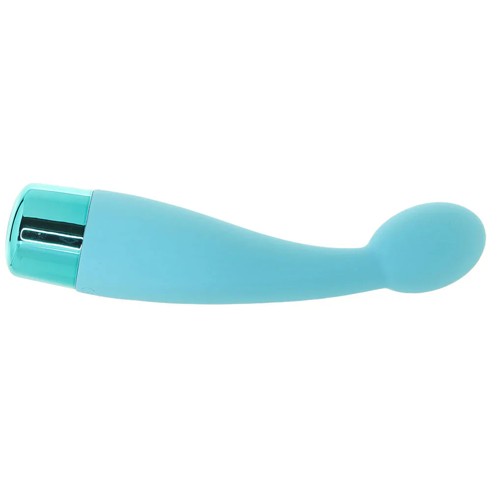 Eden Silicone Tulip Vibe in Teal – Heaven Boutique Vancouver – side view