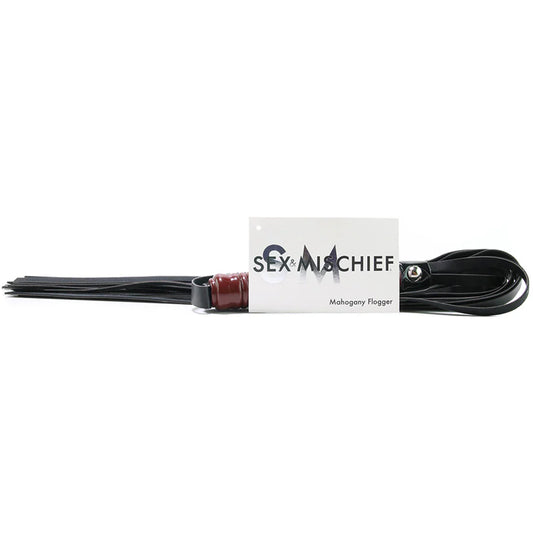 Sex & Mischief Mahogany Flogger — delivered in Vancouver in 1–2 hours | Heaven Boutique