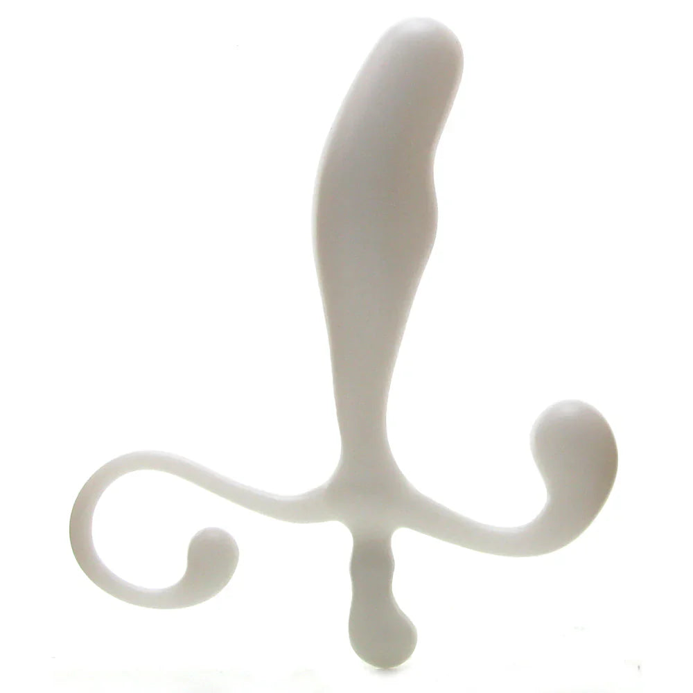 Blue Line 5 Inch Male P-Spot Massager in White — delivered in Vancouver in 1–2 hours | Heaven Boutique