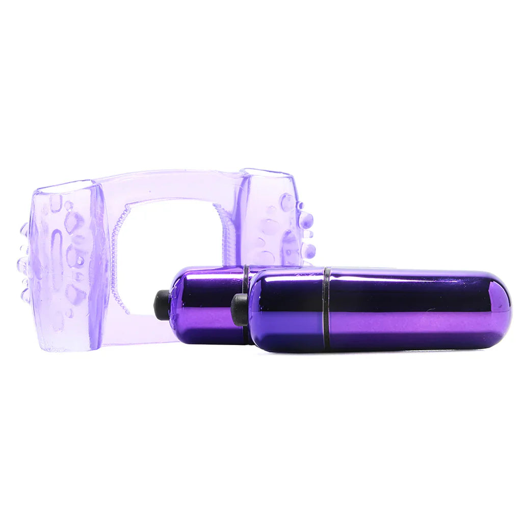 Duo-Vibrating Super Ring in Purple – Vancouver — discreet 1–2 hour delivery – close-up view