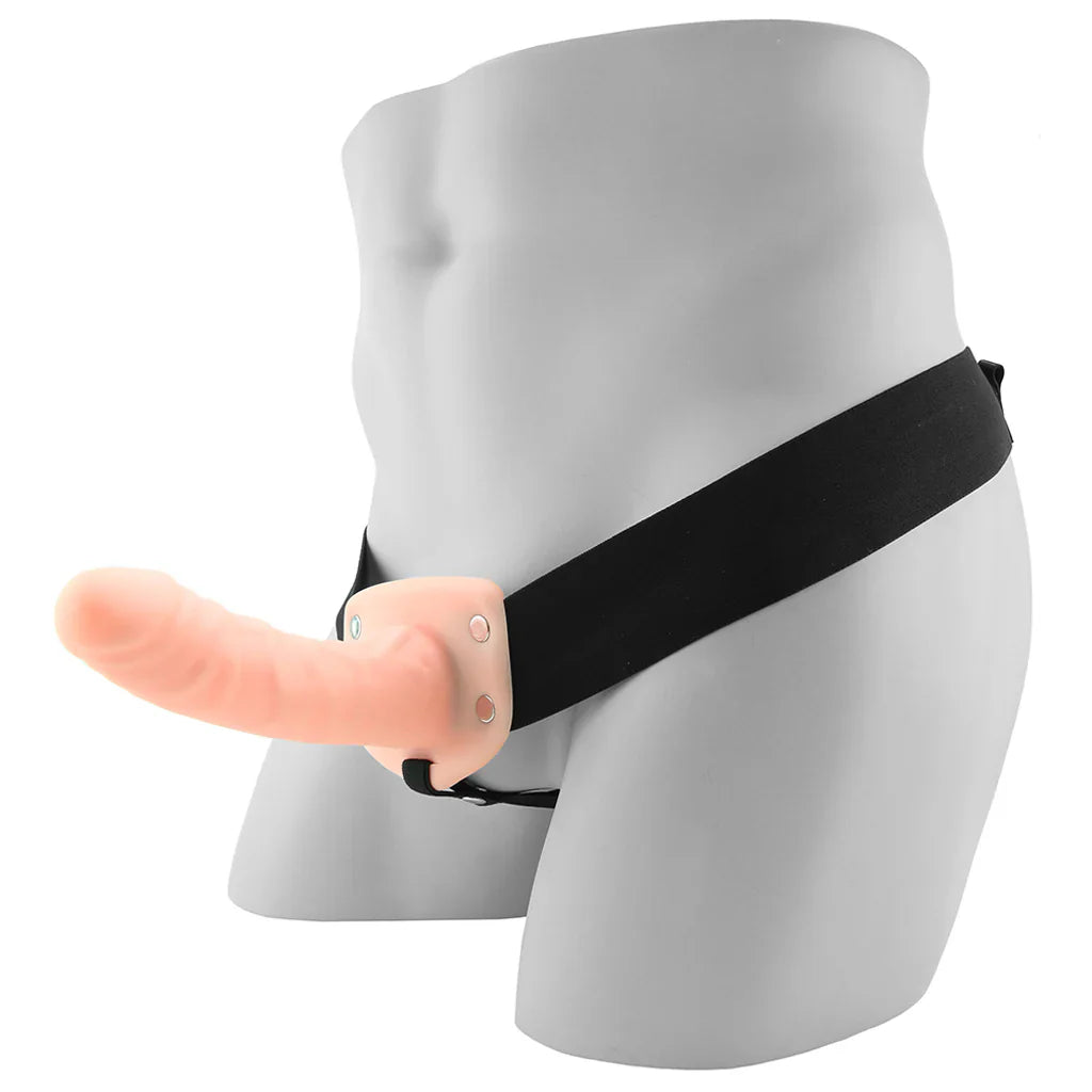 Dr. Skin 6 Inch Hollow Strap-On in Vanilla Vancouver – product detail