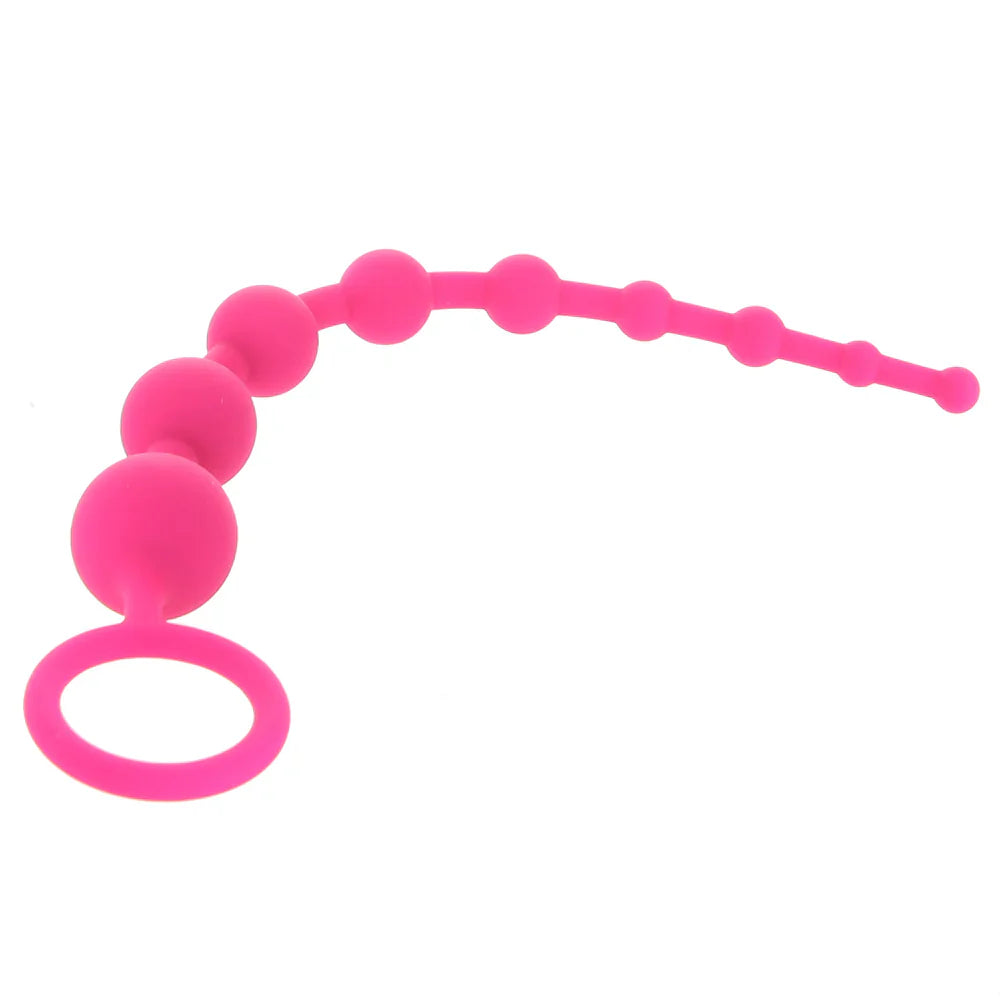 All About Anal Seamless Anal Beads in Pink Vancouver – product detail