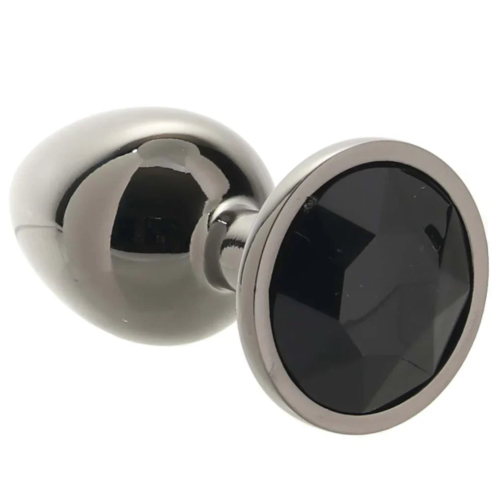 Black Gem Anal Plug in Small - Small – Vancouver — discreet 1–2 hour delivery – close-up view