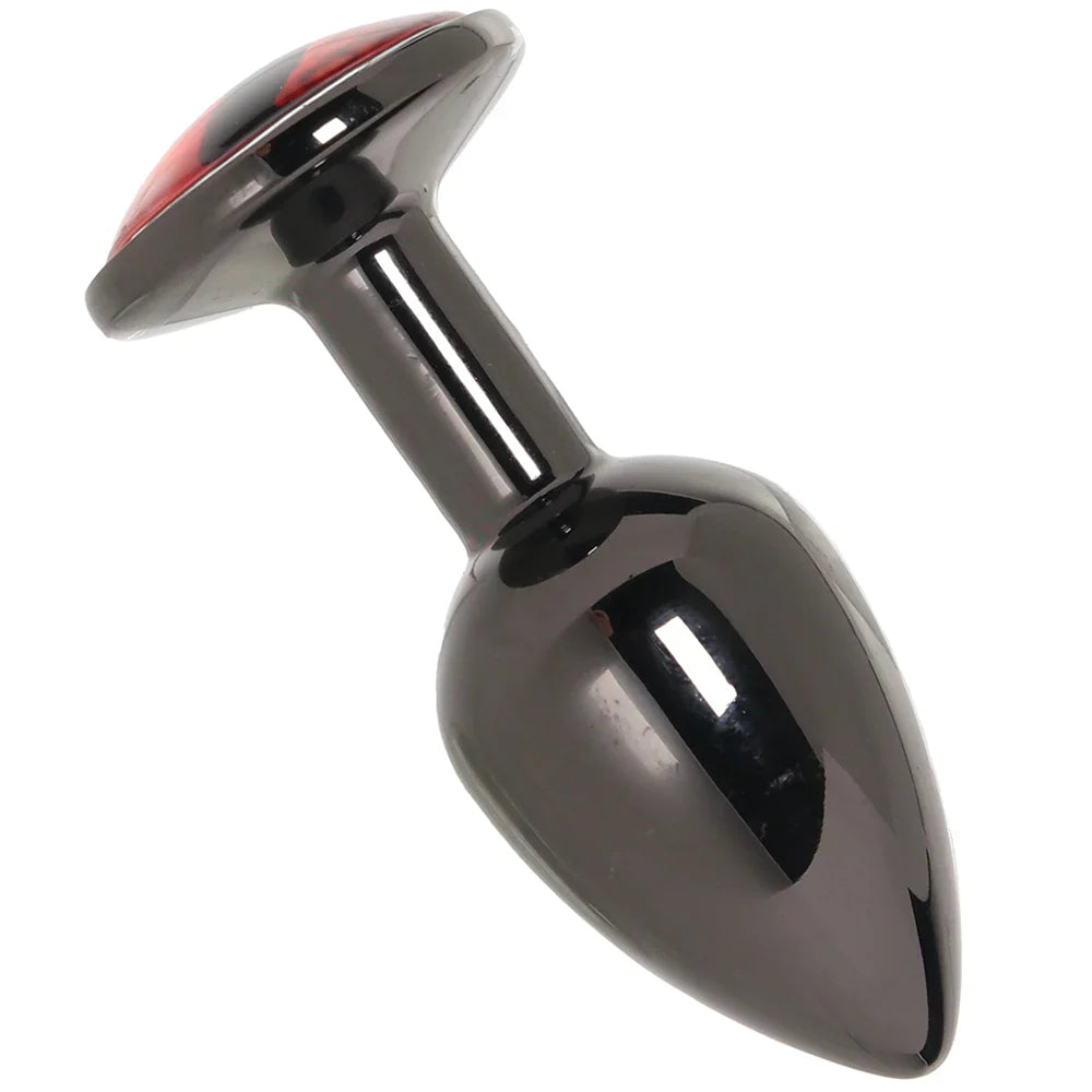 Creature Cocks Sinister Eye Metal Butt Plug in Small - Small – Heaven Boutique Vancouver – side view