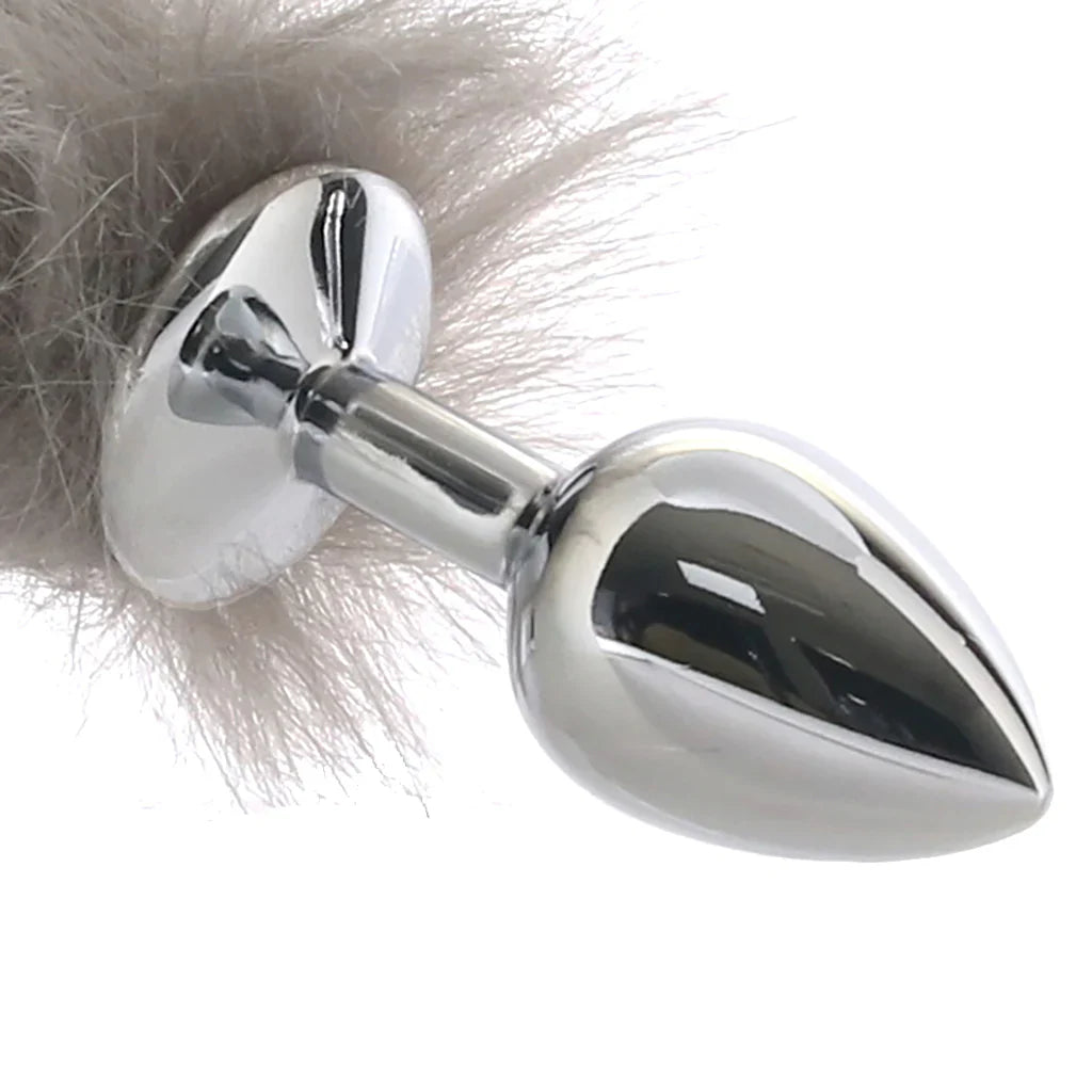 Running Wild Grey Tail Plug – Vancouver adult boutique – features