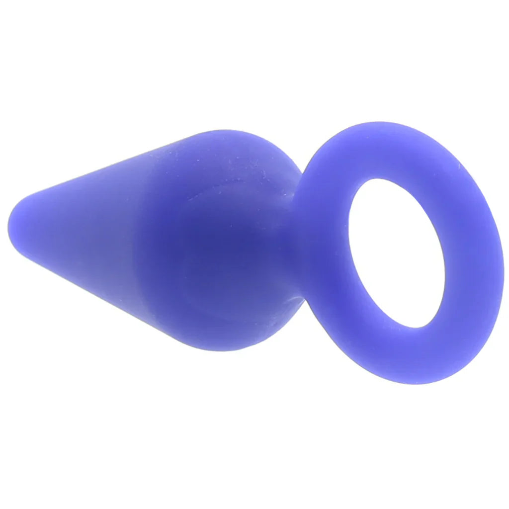 Luxe Candy Rimmer Small Butt Plug in Indigo – Heaven Boutique Vancouver – side view