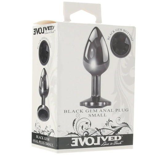 Black Gem Anal Plug in Small - Small — delivered in Vancouver in 1–2 hours | Heaven Boutique