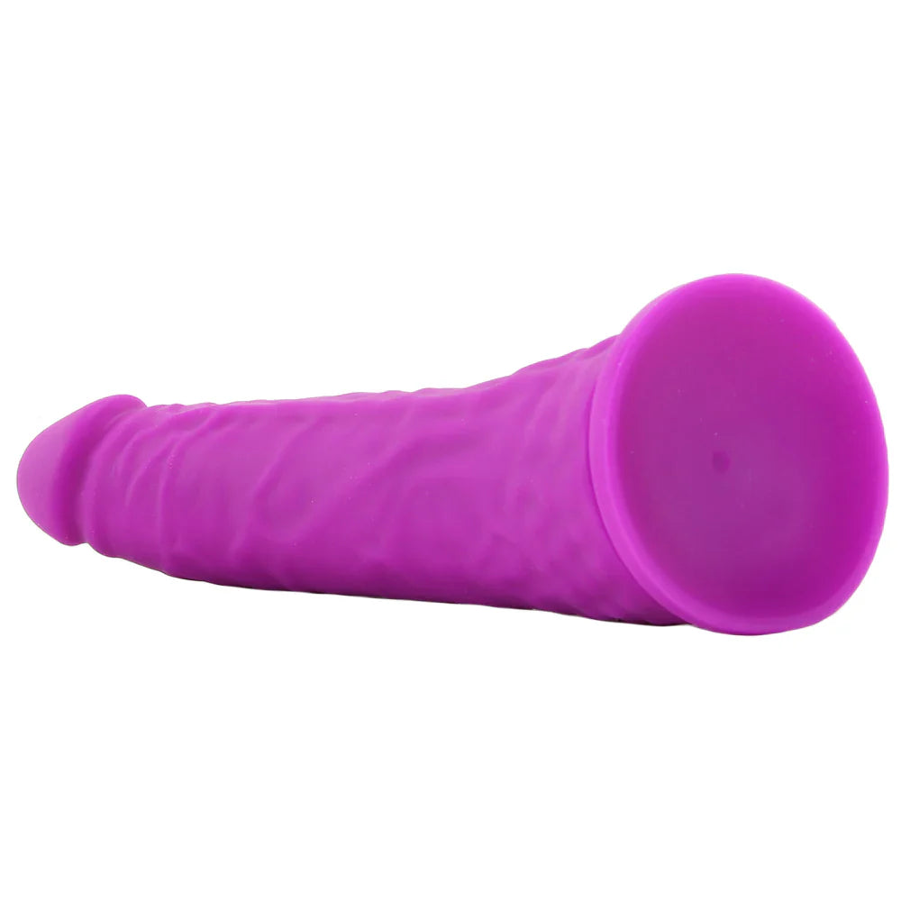 Colours Thin Pleasures 8 Inch Silicone Dildo in Purple Vancouver – product detail