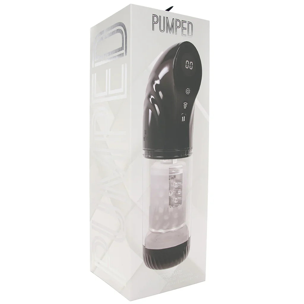 Pumped StrokeMate Auto Stroker in Black — delivered in Vancouver in 1–2 hours | Heaven Boutique