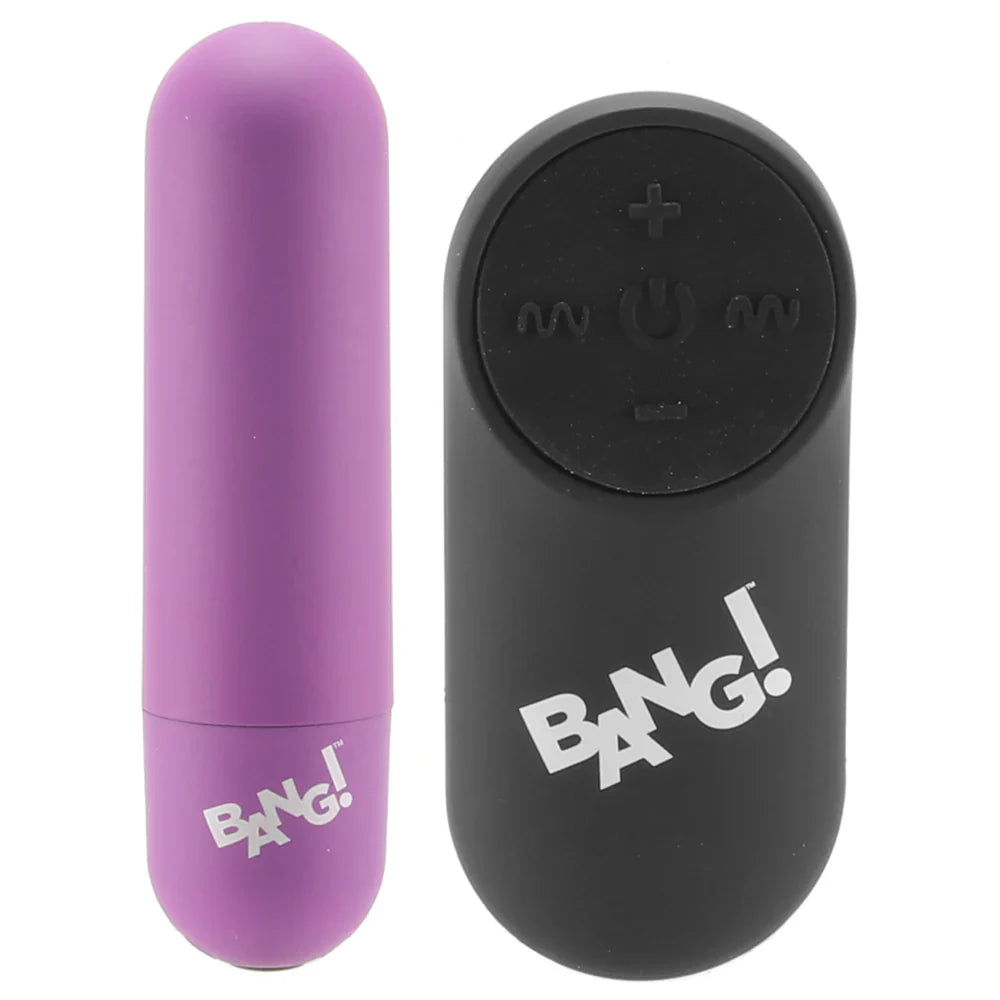 Bang! Remote Vibrating Bullet in Purple – Vancouver – packaging view