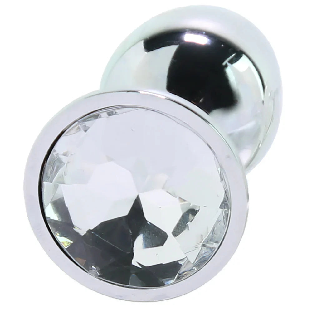 Booty Sparks Clear Gem Anal Plug in Small – Vancouver — discreet 1–2 hour delivery – close-up view