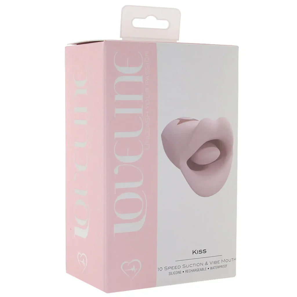 Loveline Kiss Dual Action Suction Vibe — delivered in Vancouver in 1–2 hours | Heaven Boutique