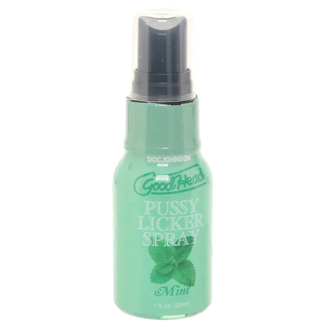 GoodHead Pussy Licker Spray 1fl.oz/29ml in Mint – Heaven Boutique Vancouver – side view
