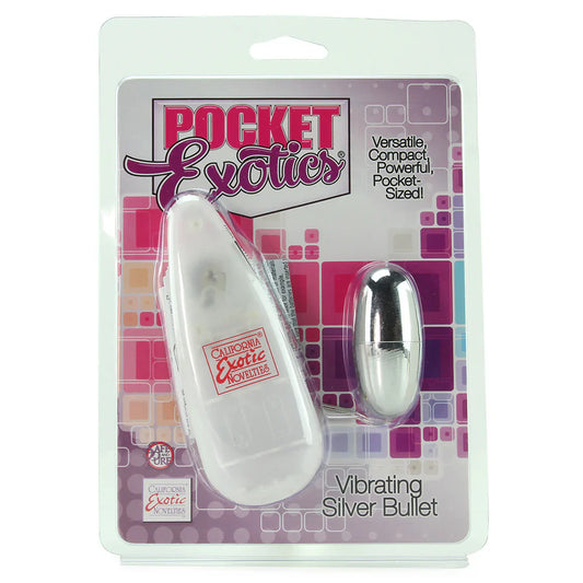 Pocket Exotics Silver Bullet Vibe — delivered in Vancouver in 1–2 hours | Heaven Boutique