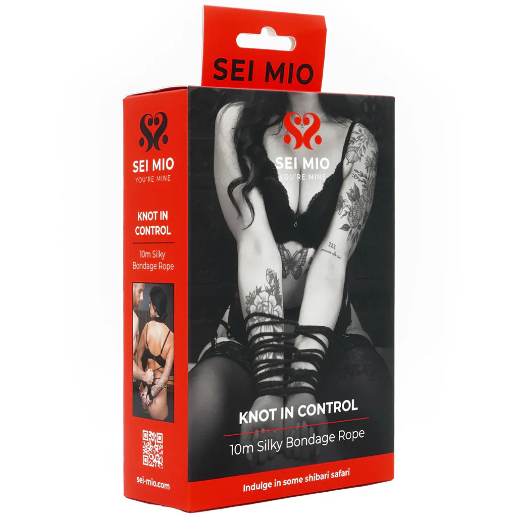 Sei Mio Knot In Control Silky Bondage Rope in 33'/10m - 33'/10m — delivered in Vancouver in 1–2 hours | Heaven Boutique