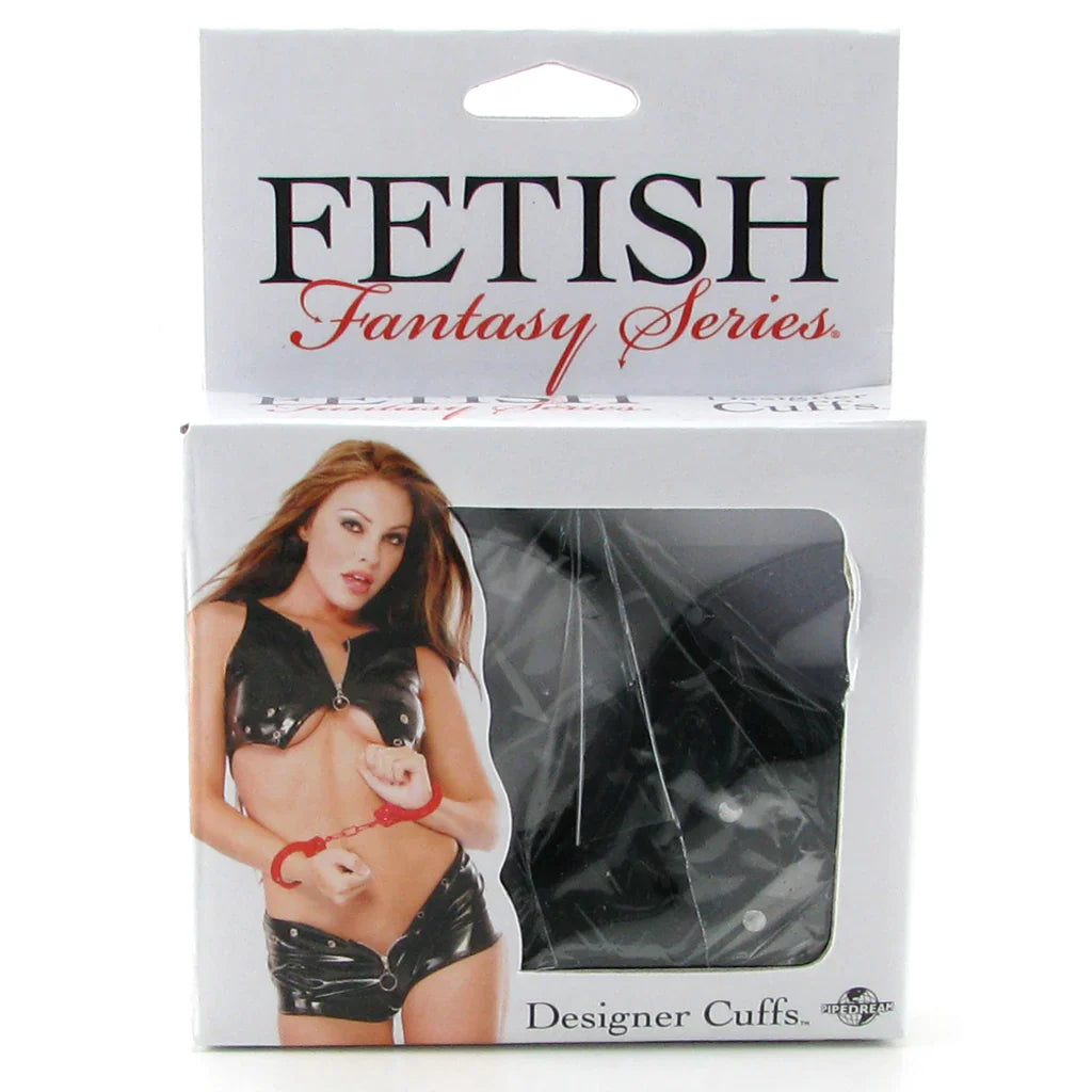 Fetish Fantasy Designer Cuffs in Black – Vancouver — discreet 1–2 hour delivery – close-up view