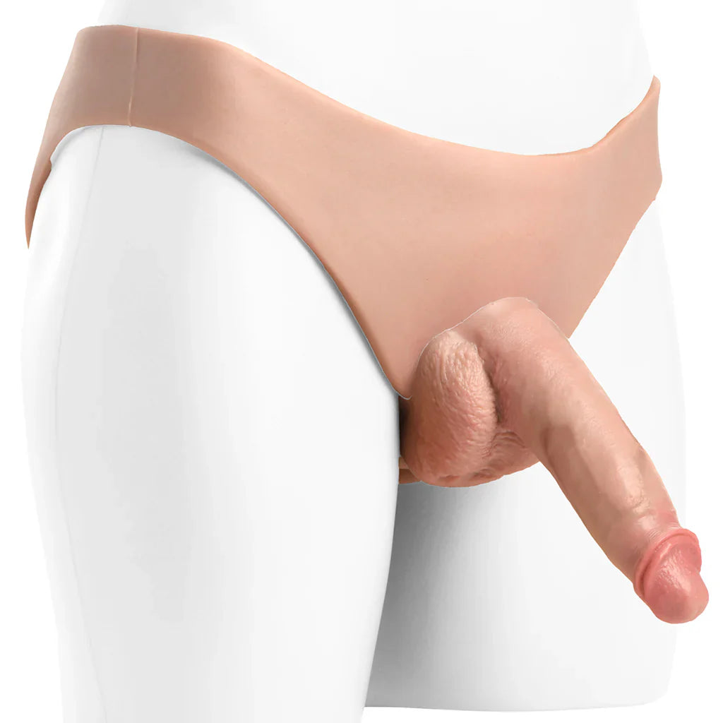 Master Series 6 Inch Hollow Silicone Harness – Vancouver adult boutique – features