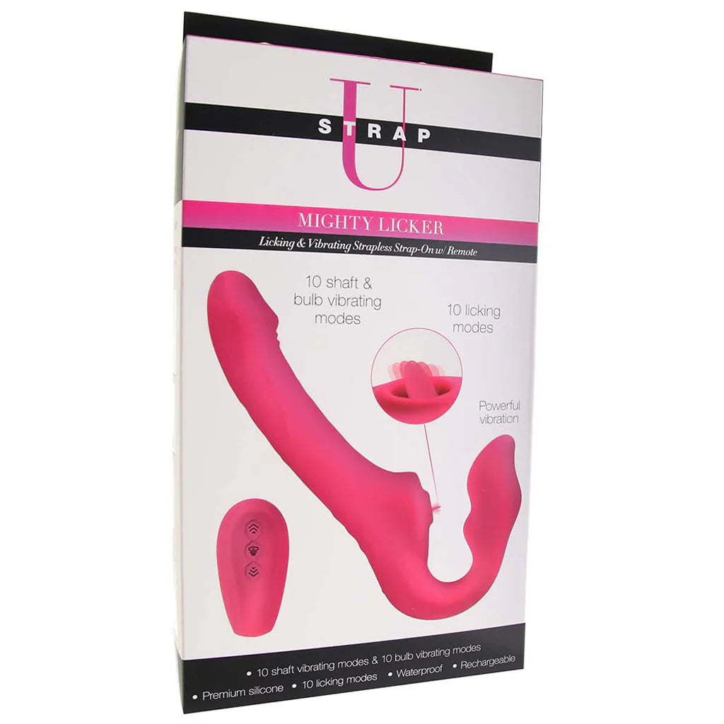 Strap U Mighty Licker Strapless Strap-On Vibe — delivered in Vancouver in 1–2 hours | Heaven Boutique