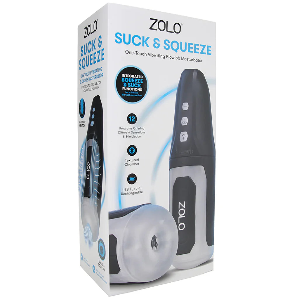 Zolo Suck and Squeeze Vibrating Blowjob Massager — delivered in Vancouver in 1–2 hours | Heaven Boutique