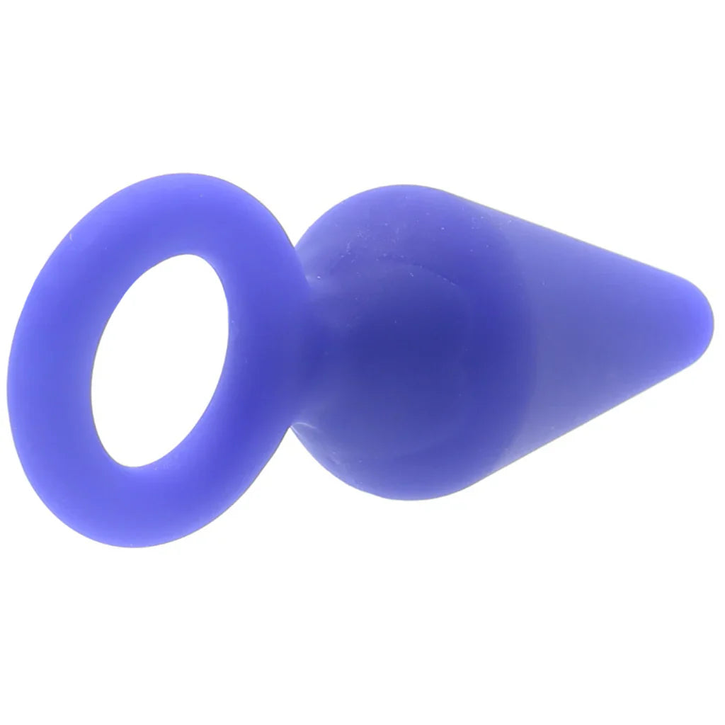 Luxe Candy Rimmer Small Butt Plug in Indigo – Vancouver — discreet 1–2 hour delivery – close-up view