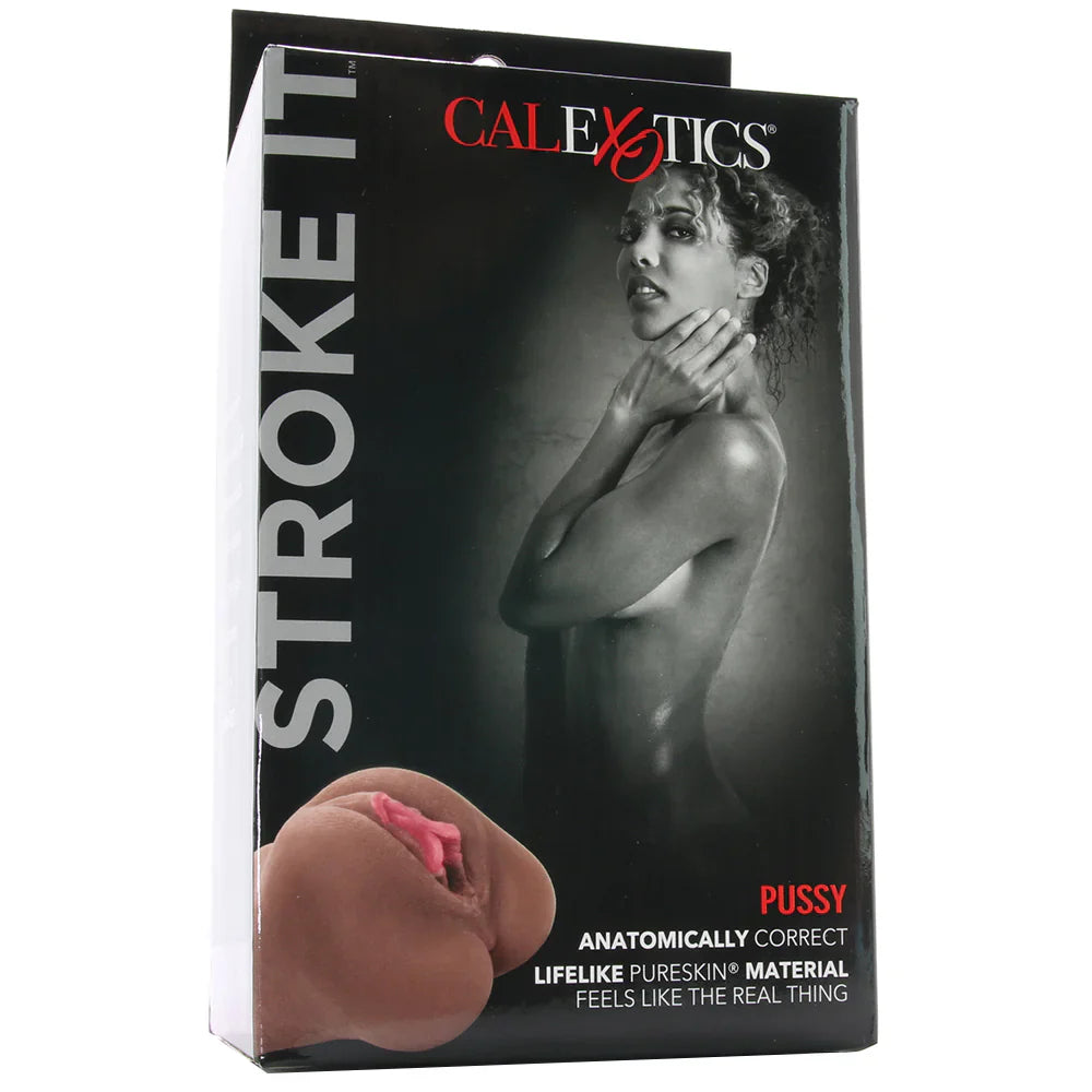 Stroke It Anatomical Pussy Stroker in Brown — delivered in Vancouver in 1–2 hours | Heaven Boutique