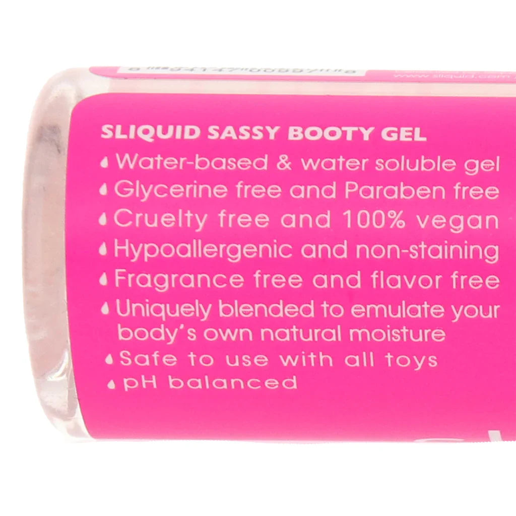 Sassy Booty Gel Natural Lubricant in 2oz/60ml - 2oz/60ml – Heaven Boutique Vancouver – side view