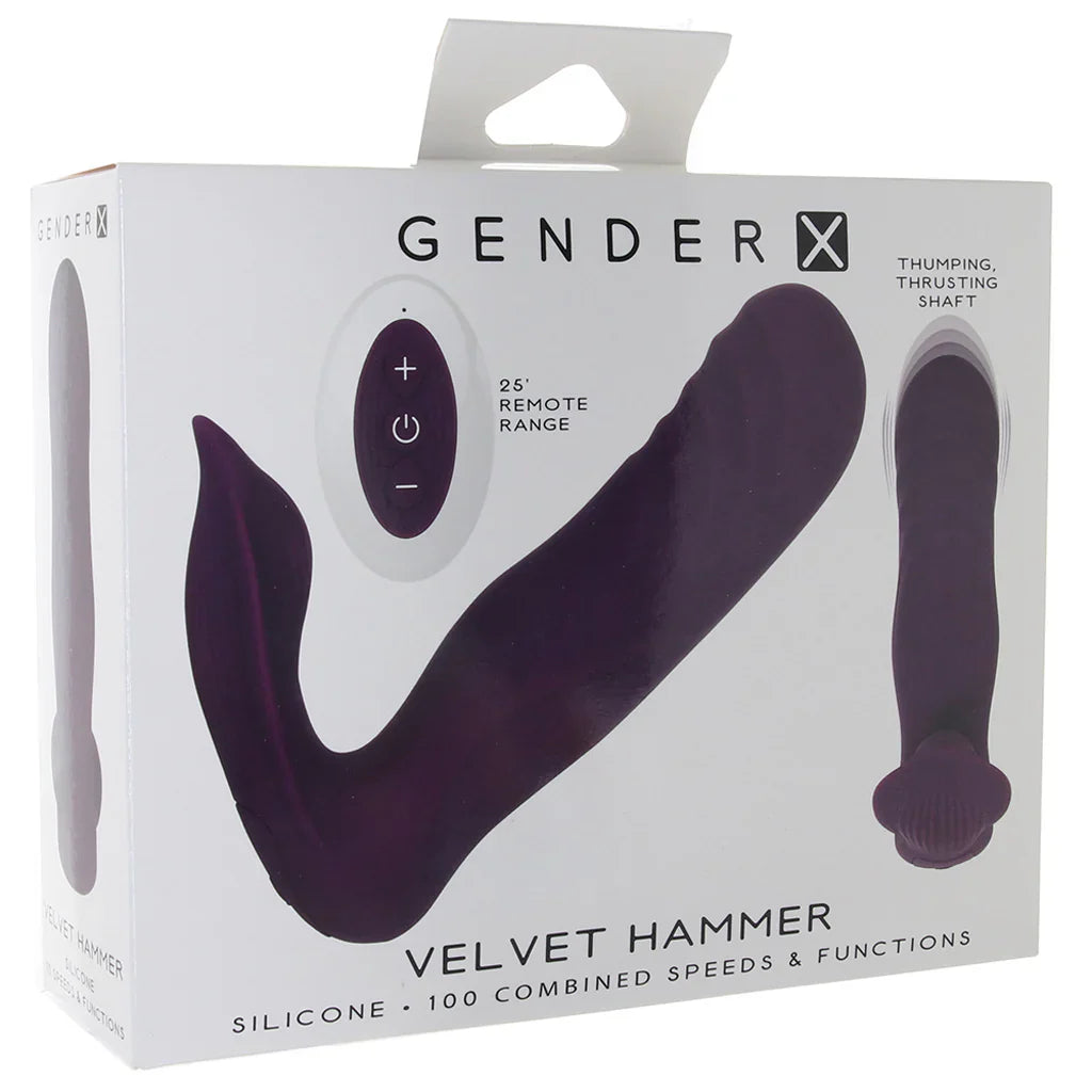 Gender X Velvet Hammer Remote Wearable Vibe — delivered in Vancouver in 1–2 hours | Heaven Boutique