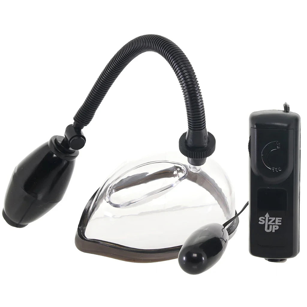 Size Up Vibrating Pussy Pump – Heaven Boutique Vancouver – side view