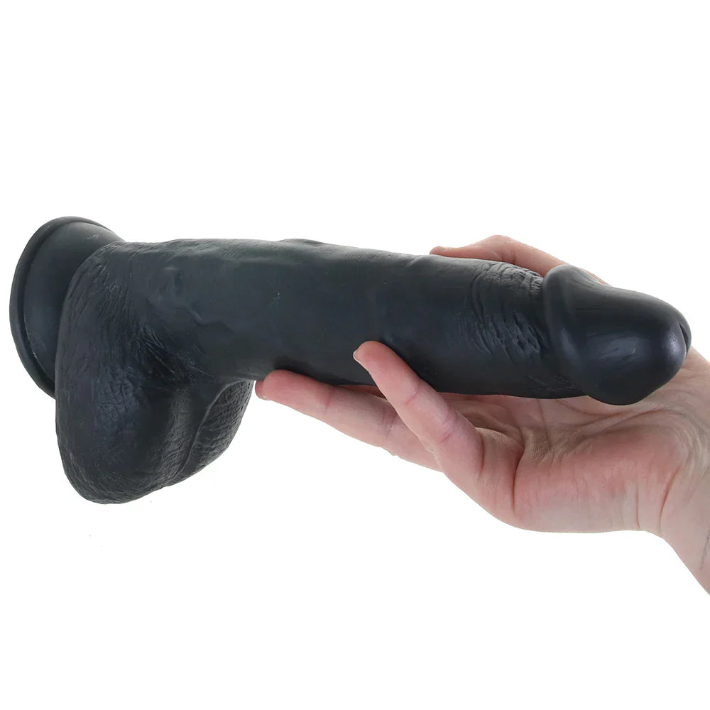 Master Cock Beefy Brad 9 Inch Ballsy Dildo in Black Vancouver – product detail