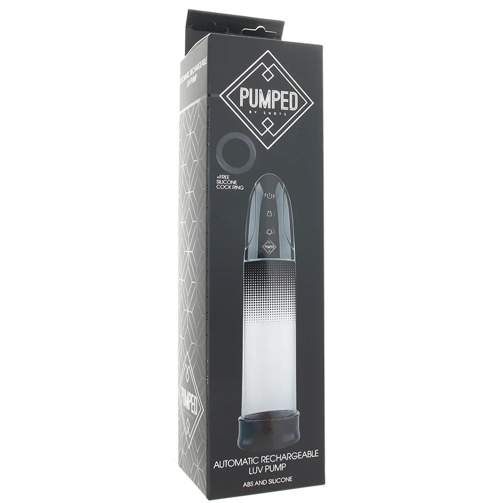 Pumped Rechargeable Automatic Luv Pump in Black — delivered in Vancouver in 1–2 hours | Heaven Boutique