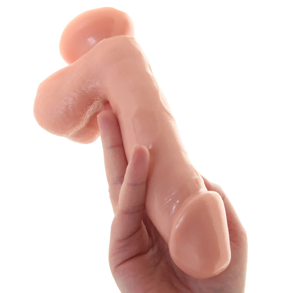 Basix 6.5 Inch Suction Base Dildo in Flesh Vancouver – product detail