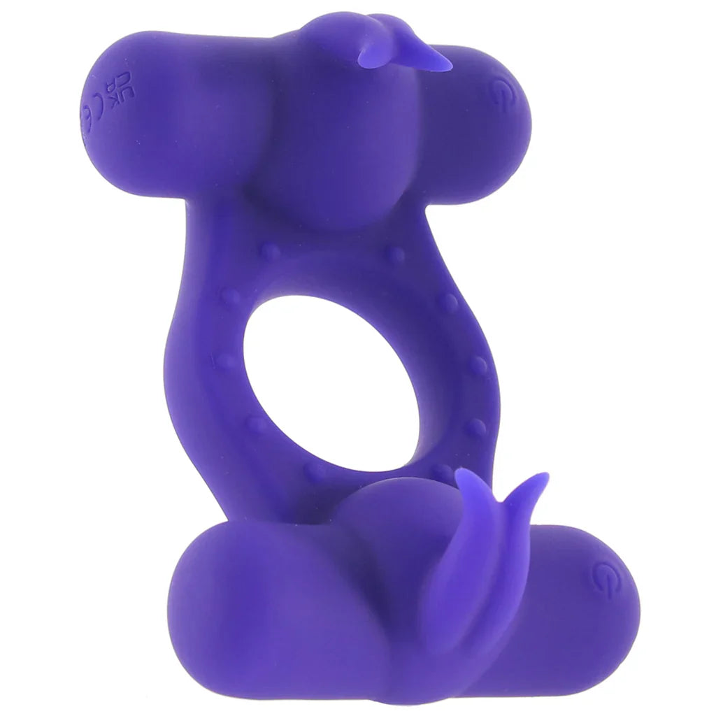Silicone Triple Orgasm Enhancer Vibrating Ring – Vancouver – packaging view
