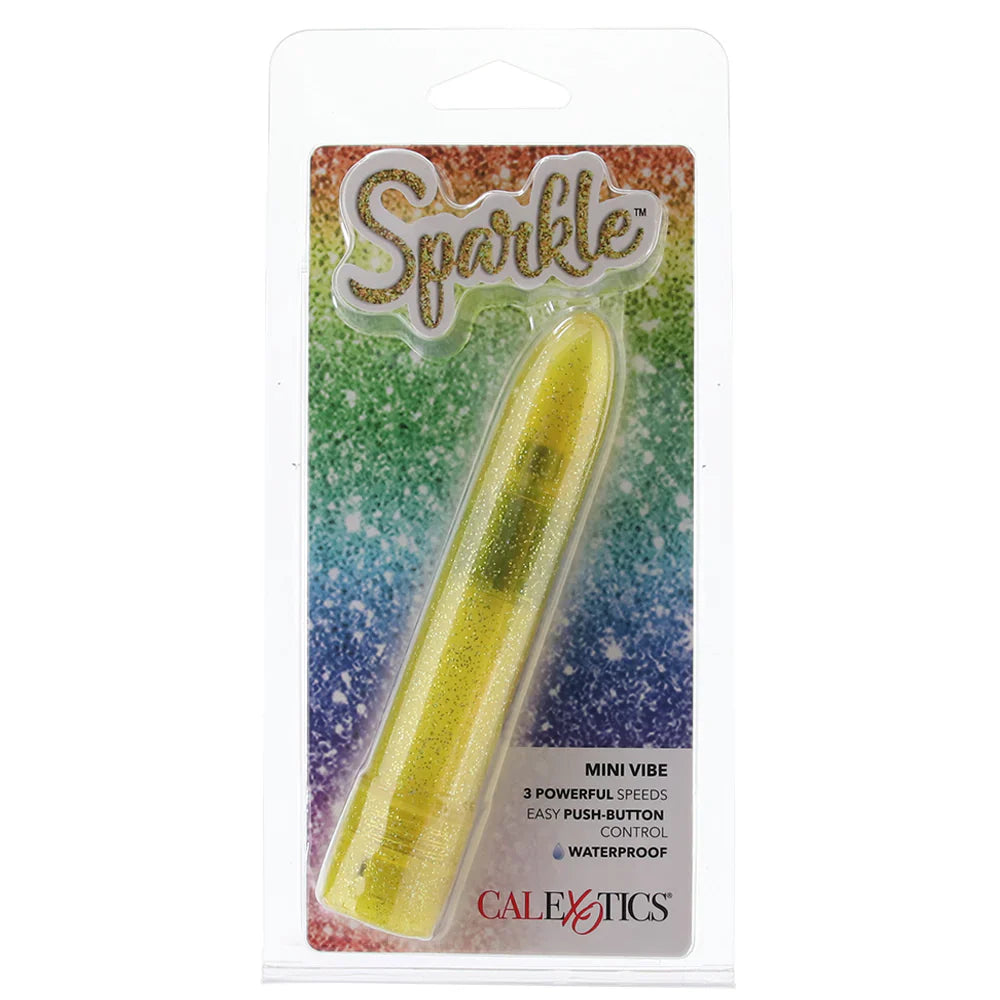 Sparkle Mini Vibe in Yellow – Vancouver — discreet 1–2 hour delivery – close-up view