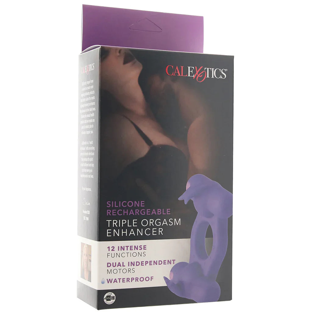 Silicone Triple Orgasm Enhancer Vibrating Ring — delivered in Vancouver in 1–2 hours | Heaven Boutique