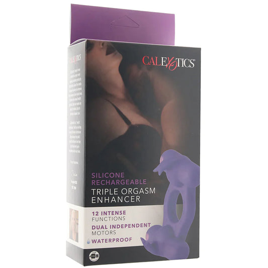 Silicone Triple Orgasm Enhancer Vibrating Ring — delivered in Vancouver in 1–2 hours | Heaven Boutique
