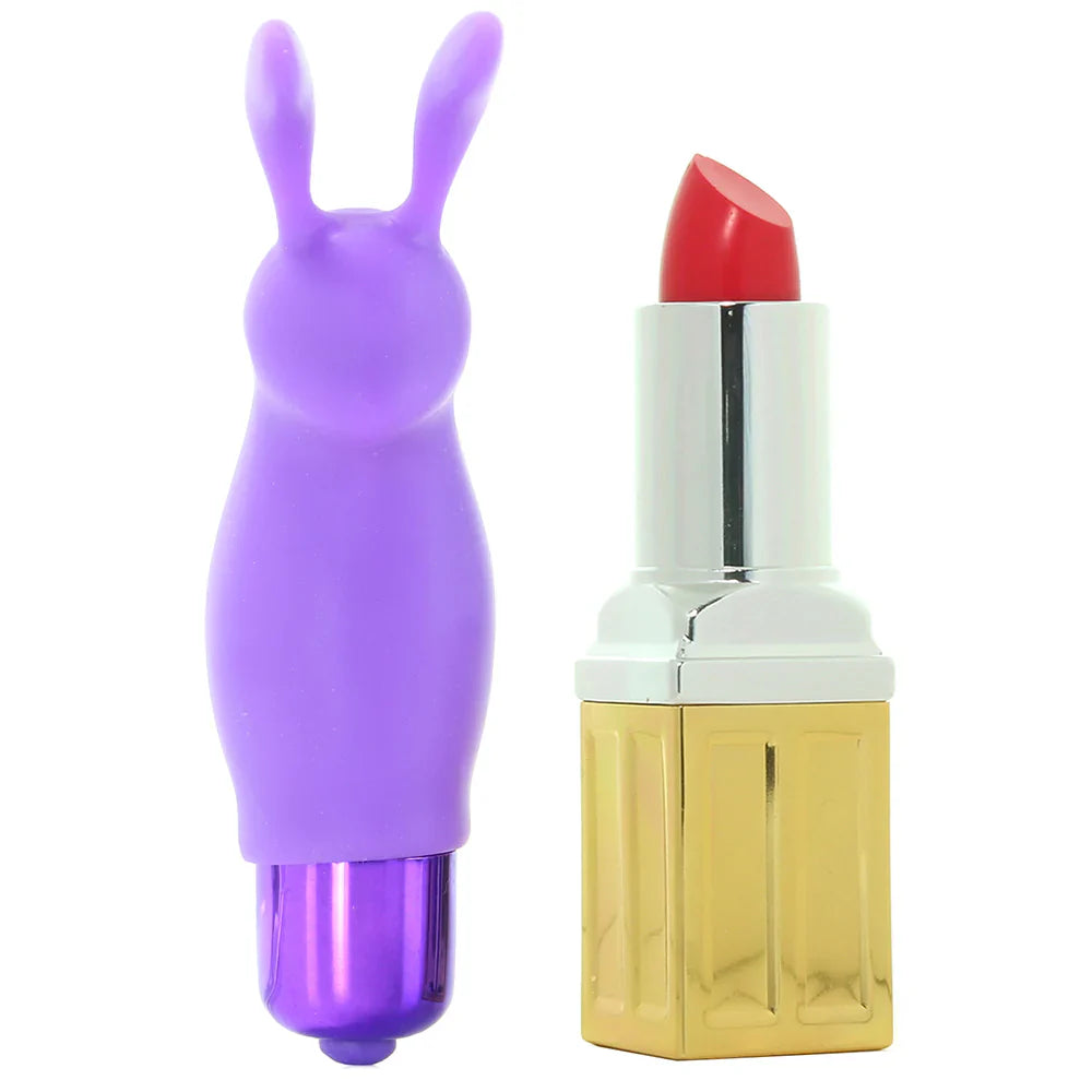 Neon Vibrating Couples Kit in Purple – Vancouver adult boutique – features