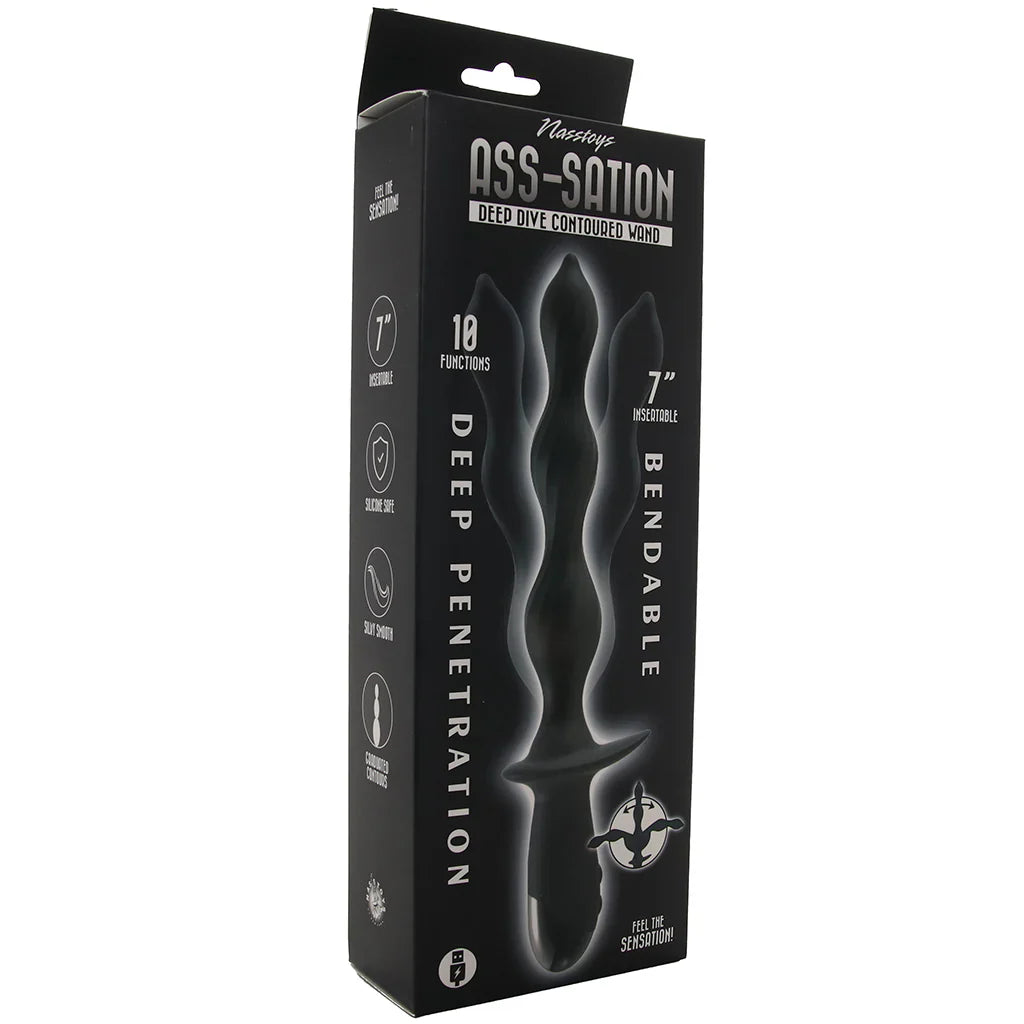Ass-Station Deep Dive Beaded Anal Vibe — delivered in Vancouver in 1–2 hours | Heaven Boutique