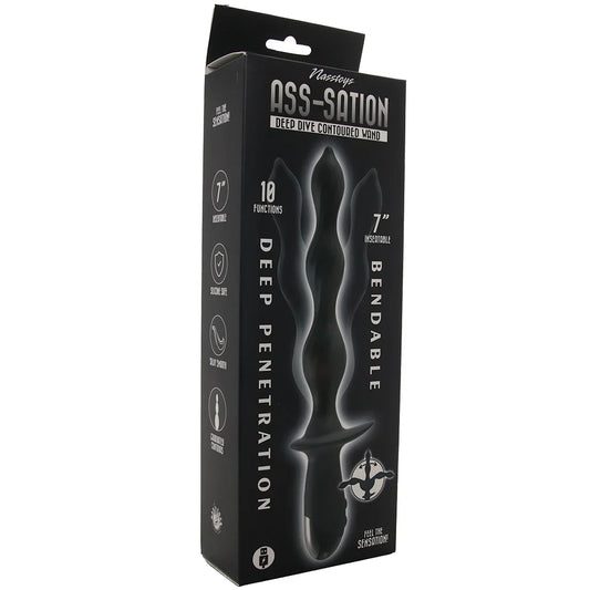 Ass-Station Deep Dive Beaded Anal Vibe — delivered in Vancouver in 1–2 hours | Heaven Boutique