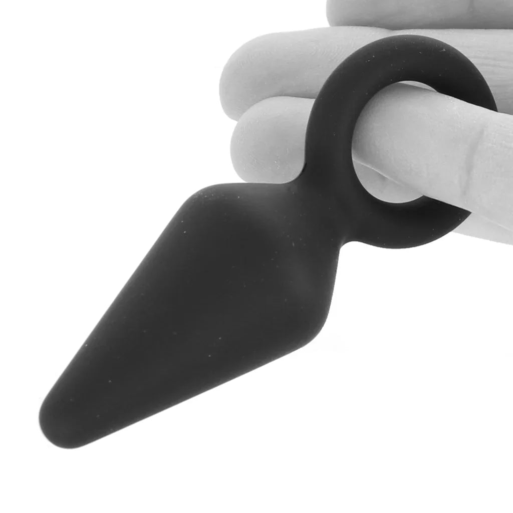 Anal Adventures Platinum Loop Plug in Small - Small – Vancouver — discreet 1–2 hour delivery – close-up view