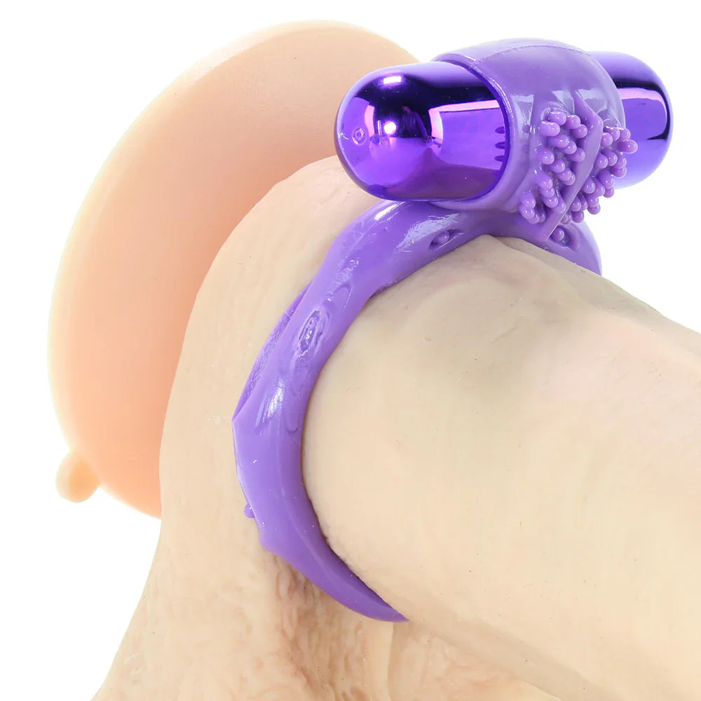 Neon Vibrating Couples Kit in Purple – Heaven Boutique Vancouver – side view